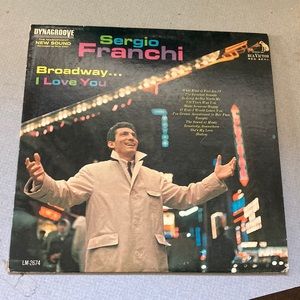 Vinyl record Sergio Franchi vintage. 1963